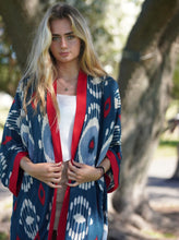 Load image into Gallery viewer, Versatile Ikat Beach Kimono
