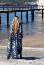 Load image into Gallery viewer, Versatile Ikat Beach Kimono
