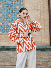 Load image into Gallery viewer, 100% Cotton Mini Kimono &quot;Worthy and bold&quot;
