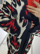 Load image into Gallery viewer, Versatile Ikat Maxi Kimono
