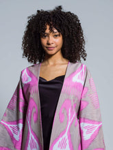 Load image into Gallery viewer, Midi 100% Cotton Kimono &quot;Delightful Oasis&quot;
