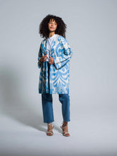 Load image into Gallery viewer, Midi 100% Cotton Kimono &quot; Summer breeze&quot;
