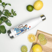 Load image into Gallery viewer, Ikat Illustration - Stainless Steel Water Bottle
