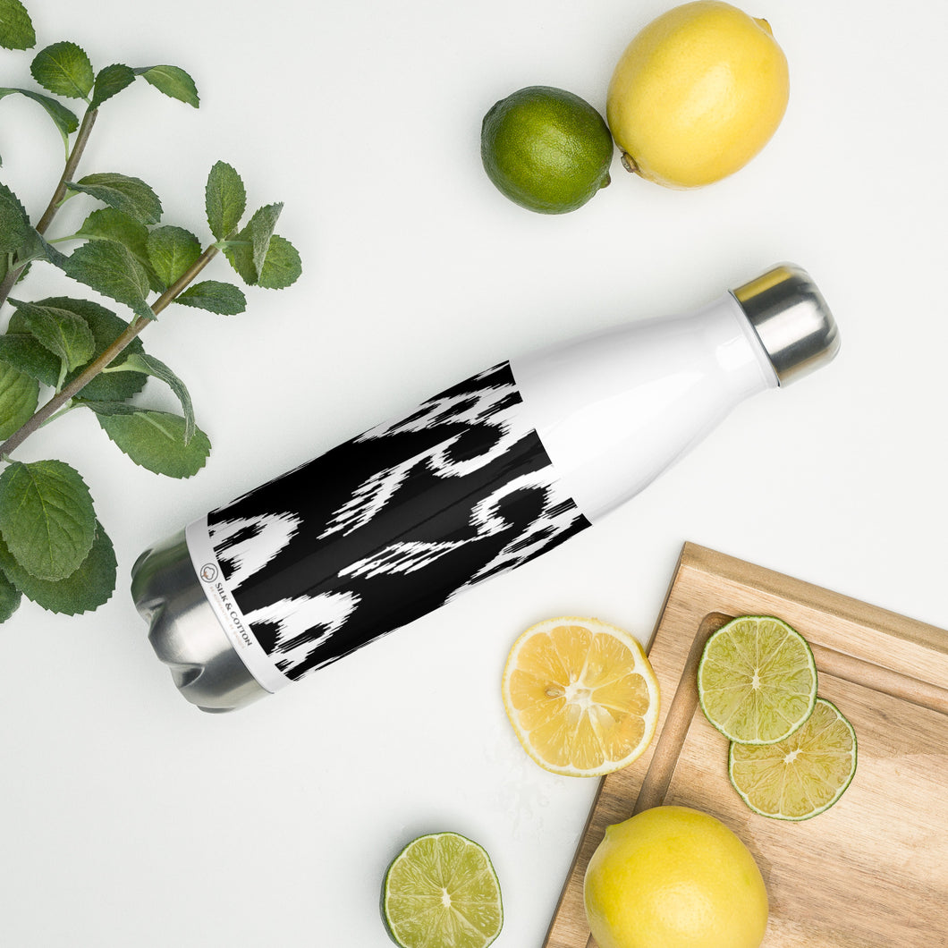 Ikat Pattern - Stainless Steel Water Bottle